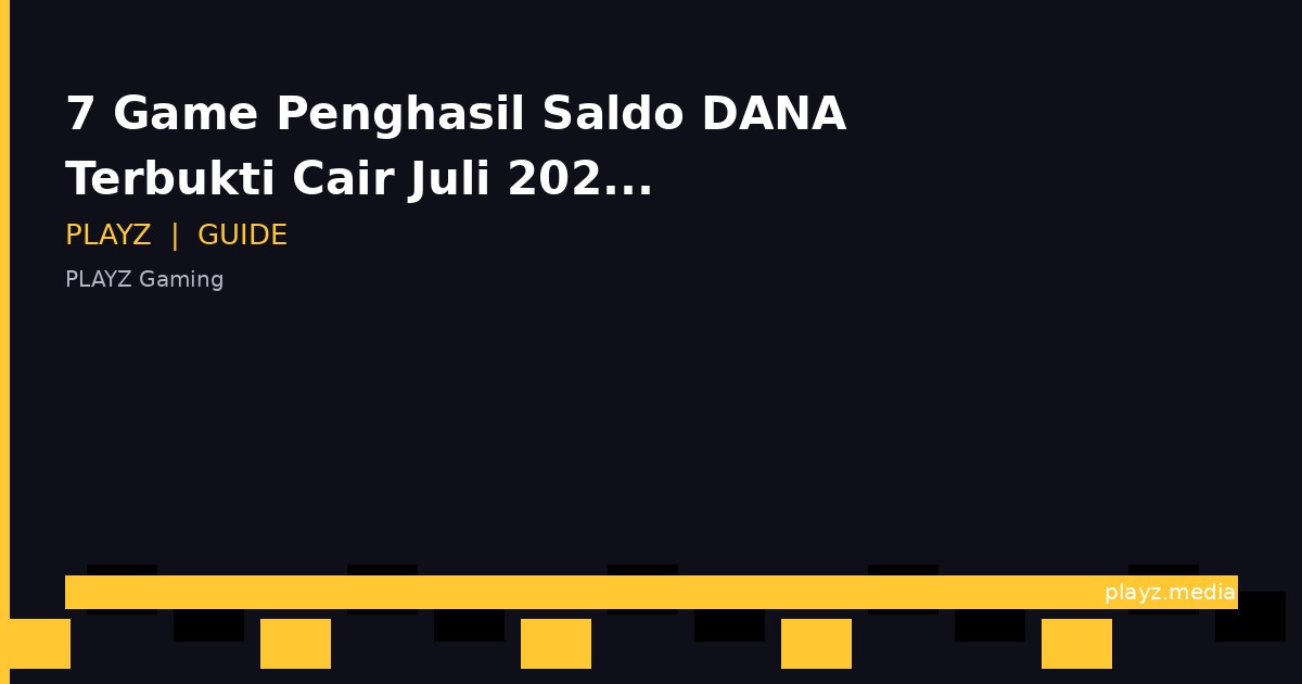 7 Game Penghasil Saldo DANA Terbukti Cair Juli 2026: Island King hingga Mager!
