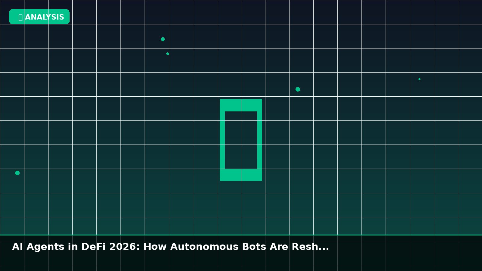 AI Agents in DeFi 2026: How Autonomous Bots Are Reshaping Yield Farming, MEV, and Risk Management
