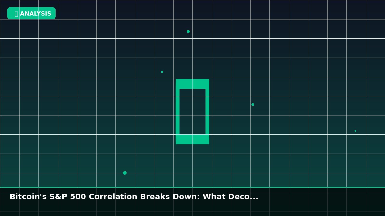 Bitcoin's S&P 500 Correlation Breaks Down: What Decoupling Means for the Next Crypto Cycle