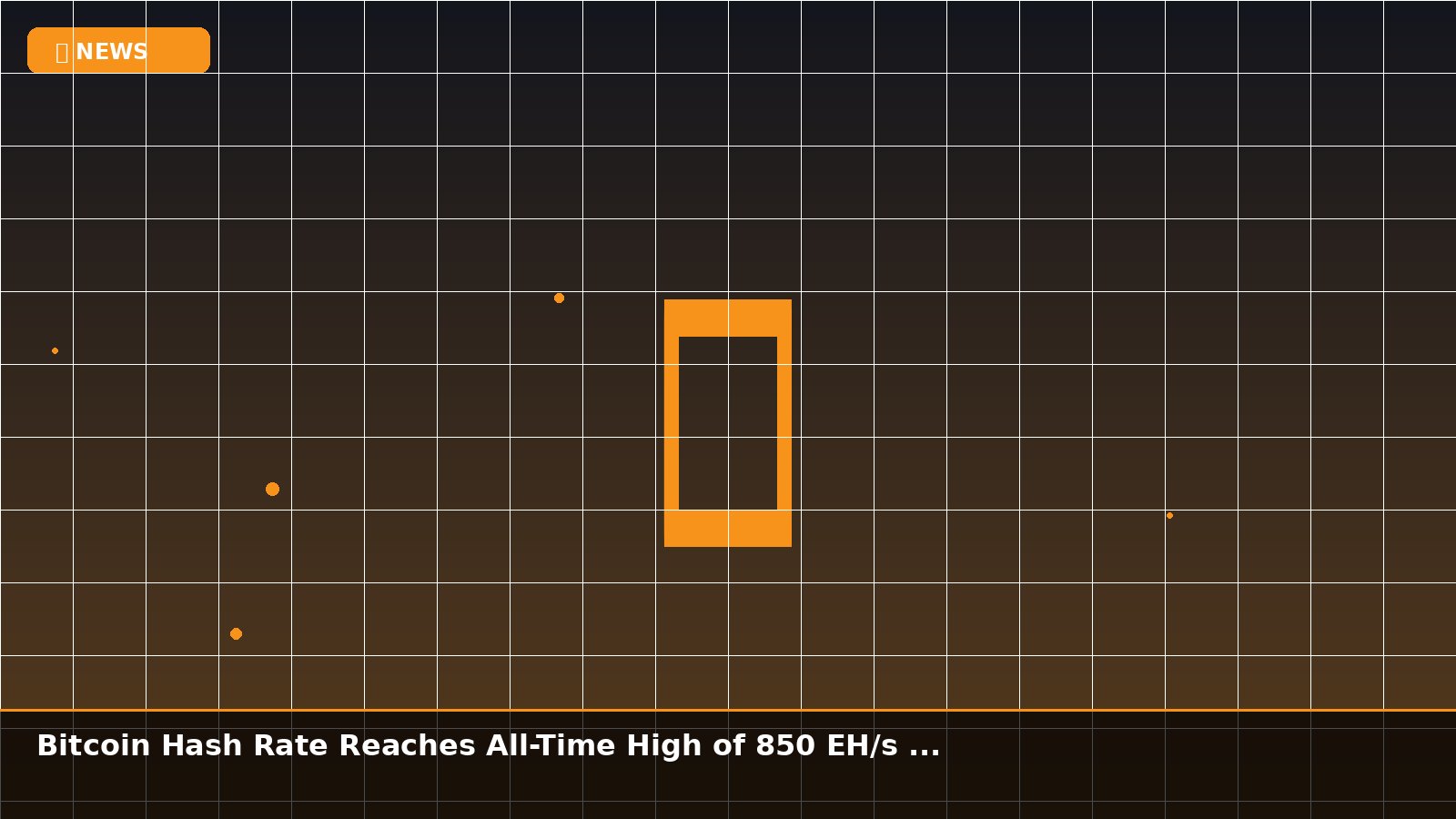 Bitcoin Hash Rate Reaches All-Time High of 850 EH/s — Mining Industry Defies Market Uncertainty