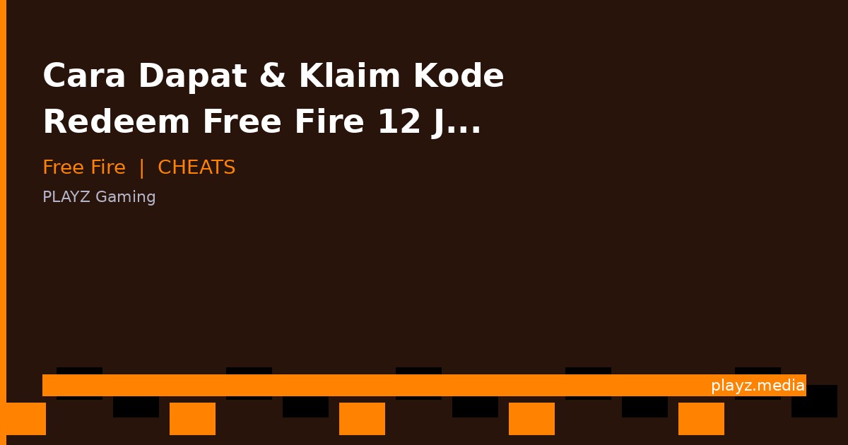 Cara Dapat & Klaim Kode Redeem Free Fire 12 Juli 2026: 5 Channel Resmi Anti-Scam!