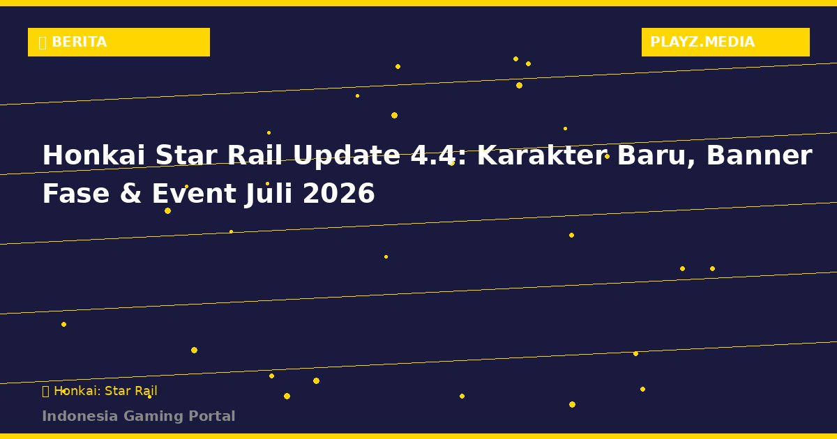 Honkai Star Rail Update 4.4: Karakter Baru, Banner Fase & Event Patch Juli 2026