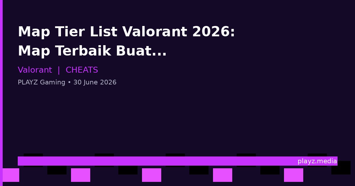 Map Tier List Valorant 2026: Map Terbaik Buat Push Rank