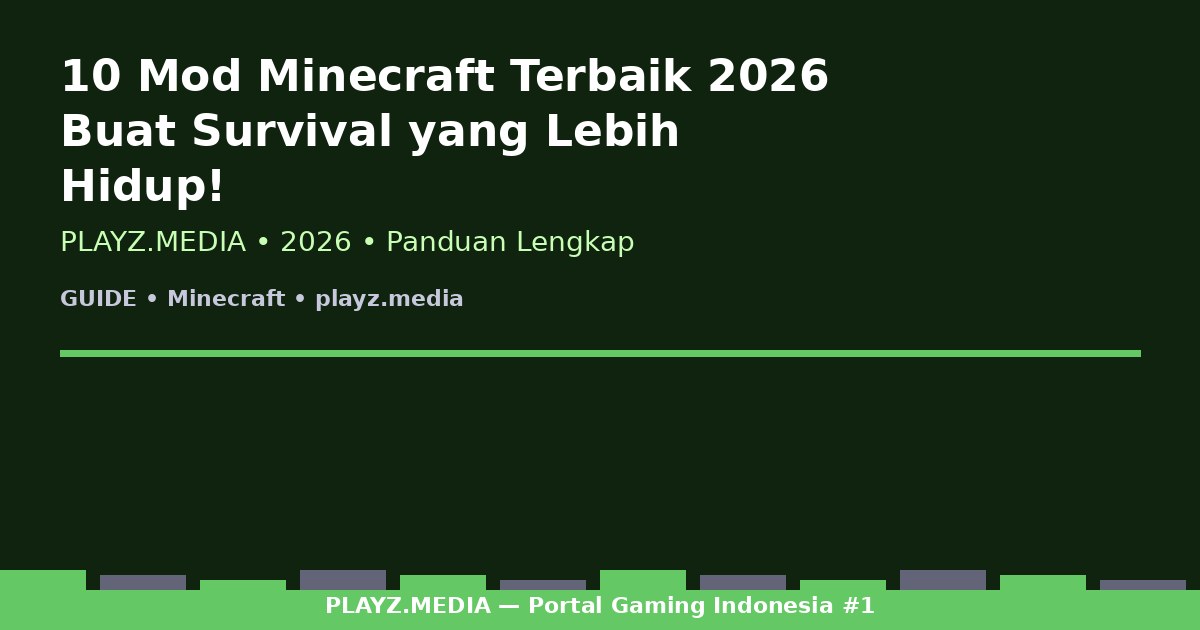 10 Mod Minecraft Terbaik 2026 Buat Survival yang Lebih Hidup!