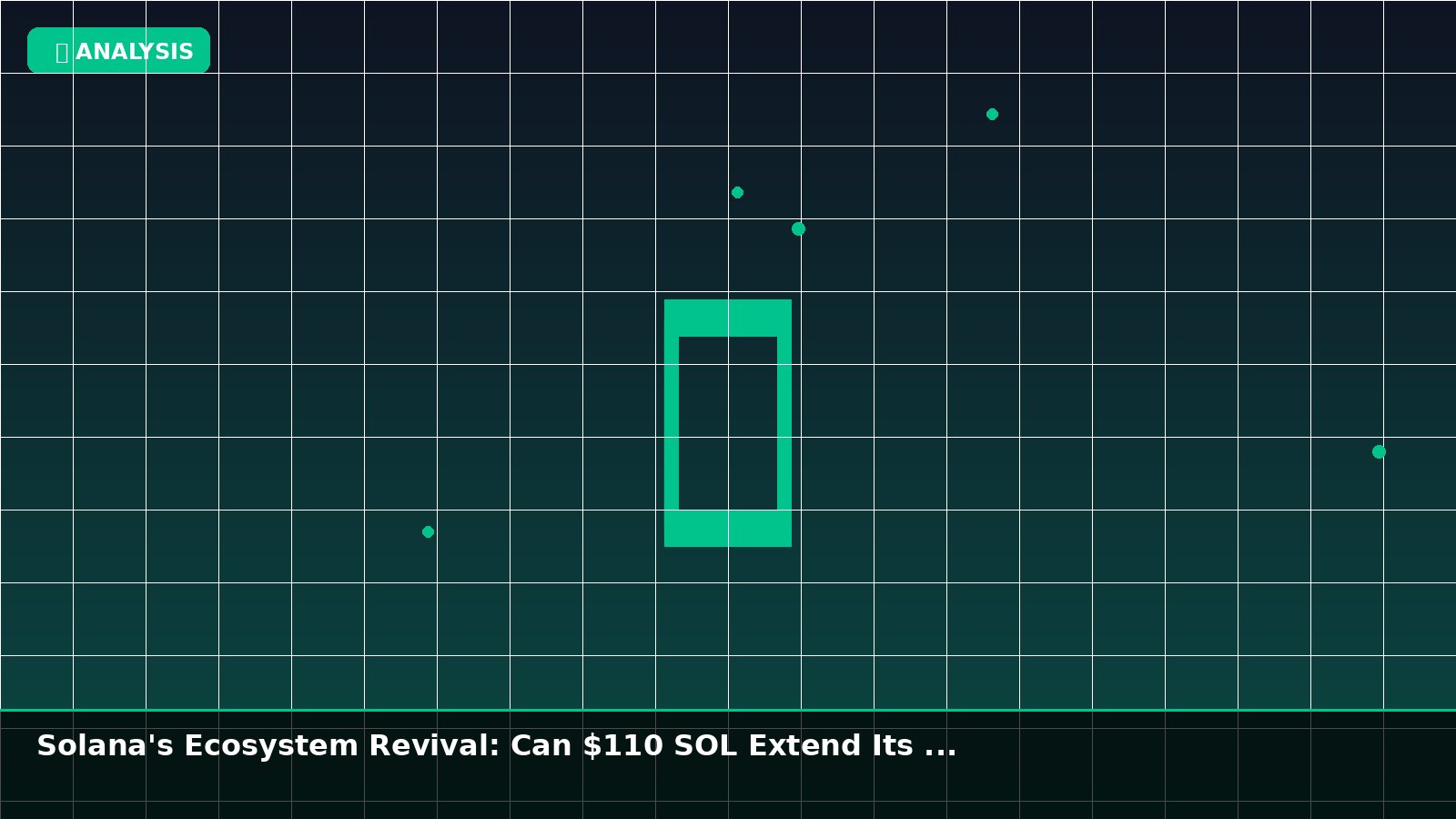Solana's Ecosystem Revival: Can $110 SOL Extend Its 8.7% Weekly Gain?