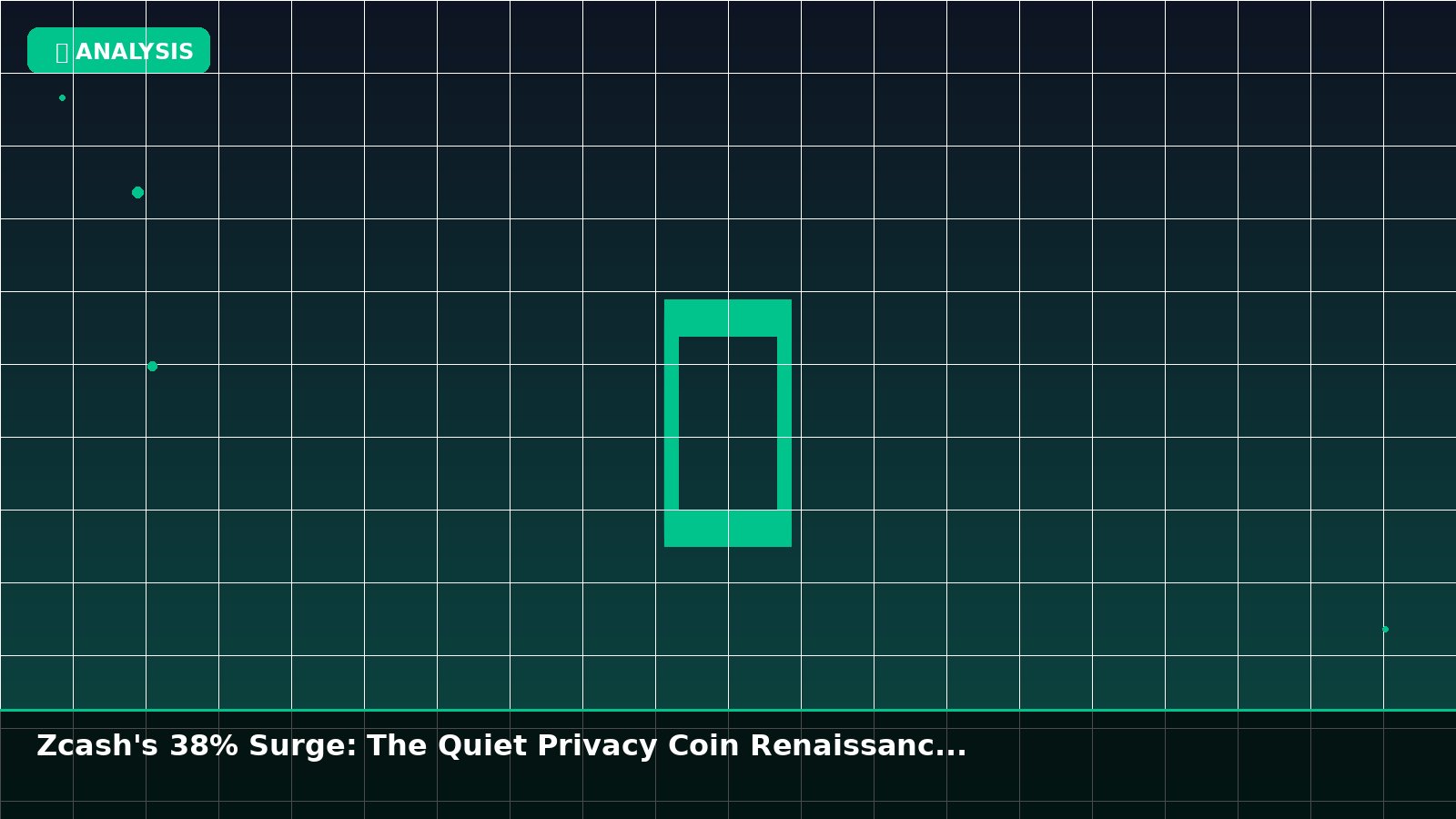 Zcash's 38% Surge: The Quiet Privacy Coin Renaissance and What It Means for Crypto